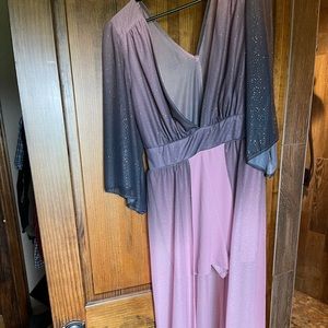 Pink and black glitter romper